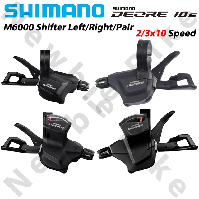 Shimano Deore M6000 2/3x10 dźwignia zmiany biegów SL-M6000 do przekładni rowerów górskich MTB lewa 3 prędkości prawa 10 prędkości lub para