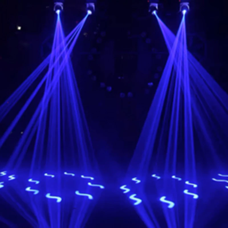 2PCS 100W LED Moving Head Fanciful Spot Light For Disco Wedding Nightclub Infinite Adopts Three-Phase Motor 270°V 540°H Rotation