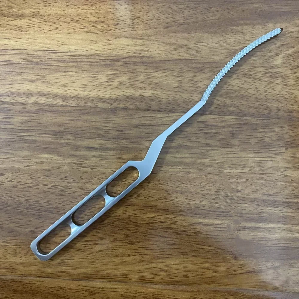VKTIMALL Bone Rasp Bone File Trochlea Rasp Orthopedic Surgery Instrument Stainless Steel Pet