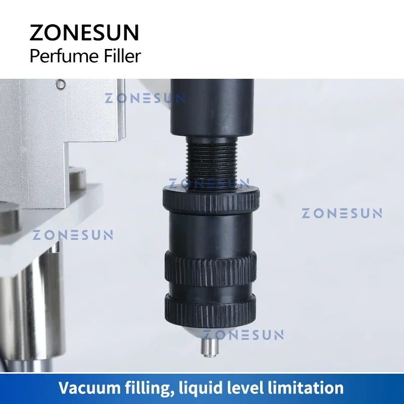ZONESUN ZS-YTZL500S ماكينة تعبئة العطور الهوائية برأس واحد زجاجة عطر حشو سائل