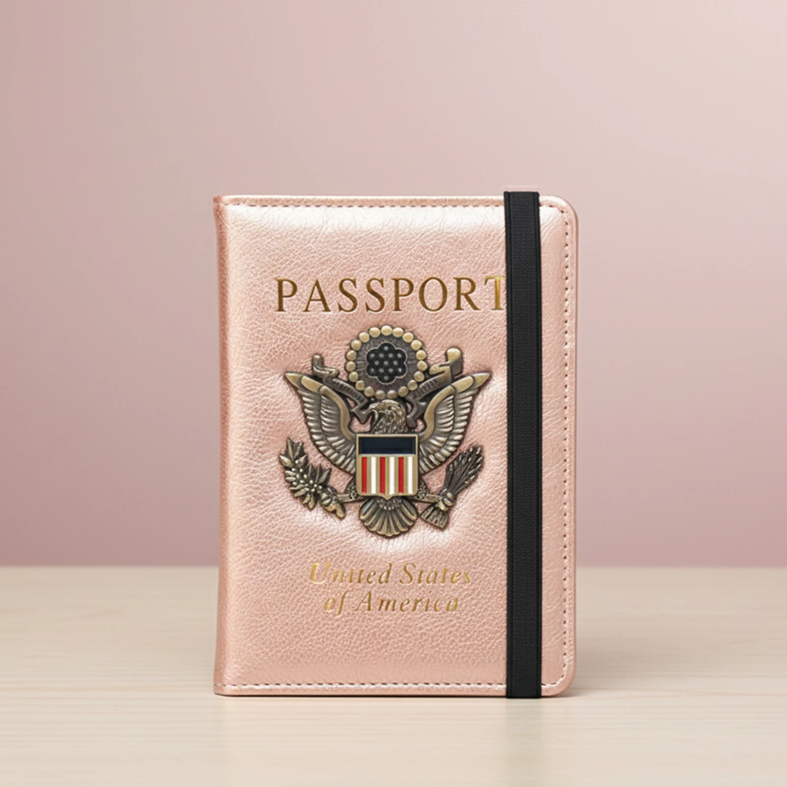 RFID Blocking Passport Holder for Women Men PU Leather Passport Travel Wallet Travel Document Holder Cover Accessories