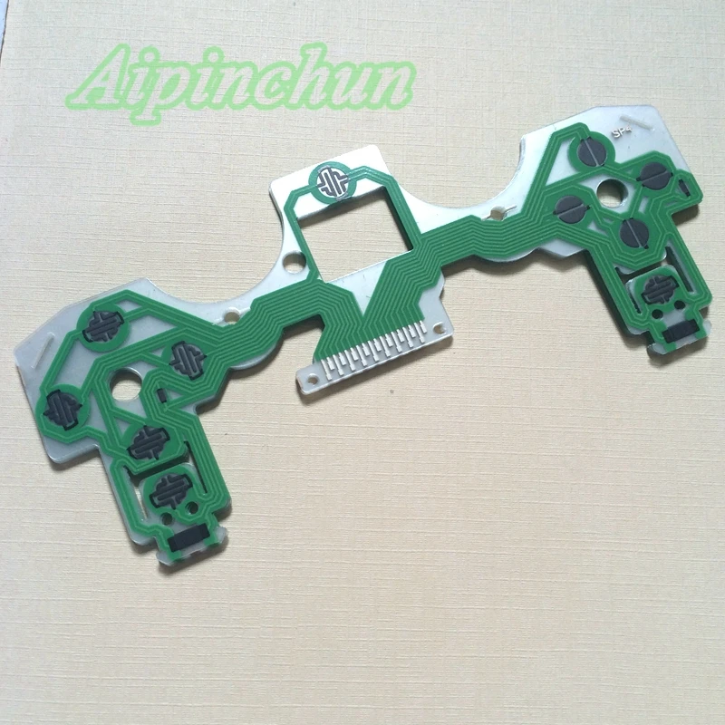 10Pcs Green Conductive Film Keypad Flat Flex Ribbon Cable For Playstation 4 Joypad Ps4 JDS-001/011 Controller Replacement Parts