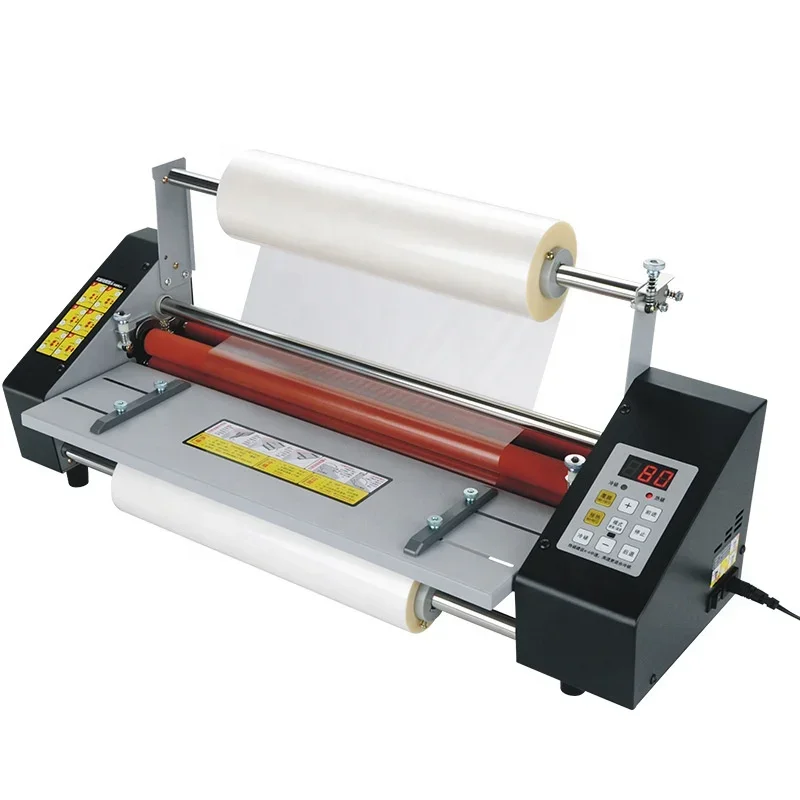 

220V 4-Roller A2 Paper 44cm Hot Roll Laminating Machine Speed Adjustable Laminator