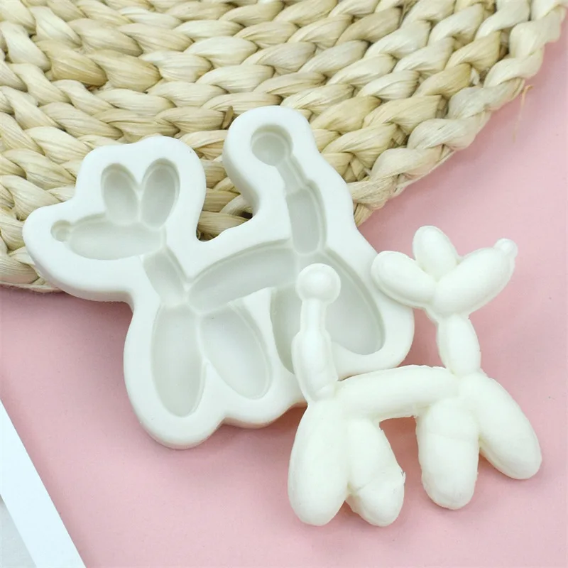 

Тонкий воздушный шар для собаки, помадка, силиконовая форма, сделай сам, украшение для шоколадного торта, инструмент для выпечки, шлифовальный инструмент для гипса