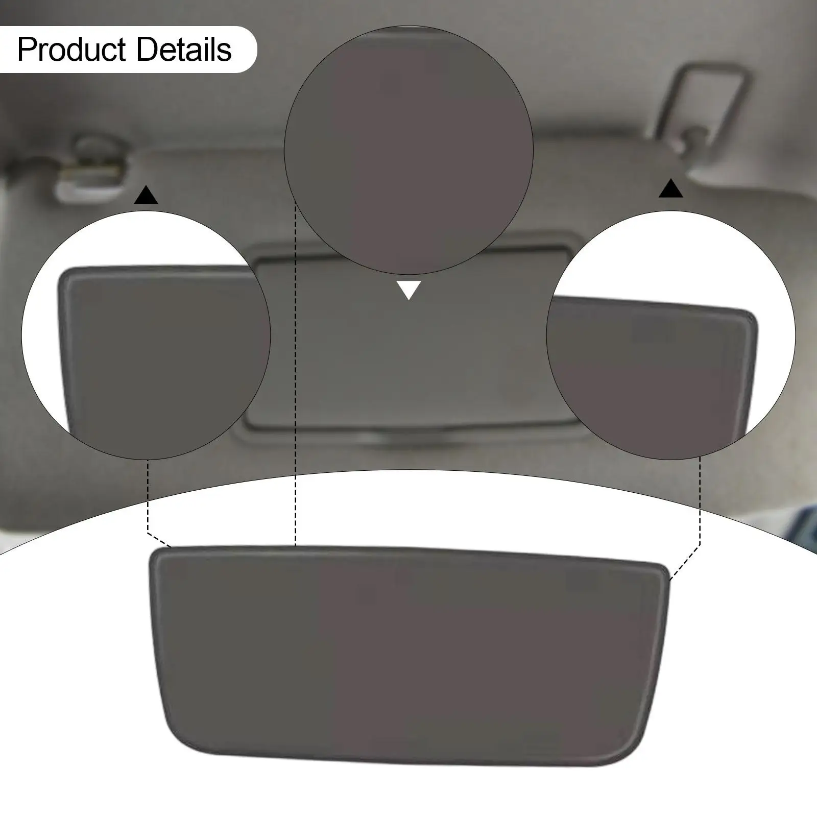 Sun Visor Mirror Cover 982857551 Replacement Auto Accessories for Porsche Traga GT3 991 2014-2021 Traga GT3 992 2021-2025 5