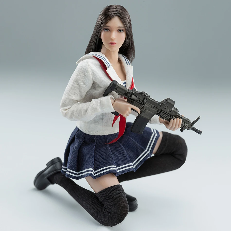 

VERYCOOL VCF-3001 1/12 Scale Campus Gun Girl Female Student Sniper Uniform Clothing Mini Action Figure Model for Fans Collectibl