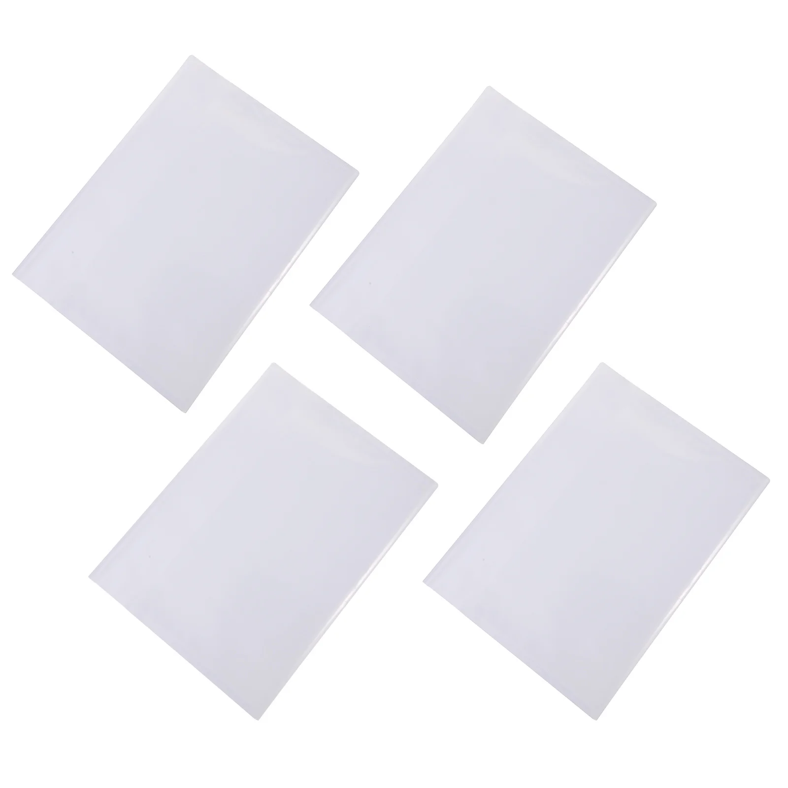 20pcs Transparent Covers Waterproof Reusable Plastic Book Protection For Exercise Books Folders School Cases Book Covers Supply