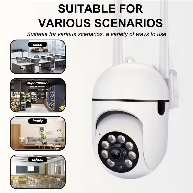 Wifi Camera Outdoor AI Human Detect Wireless Surveillance Camera Security Protection With 1080P IP Camera