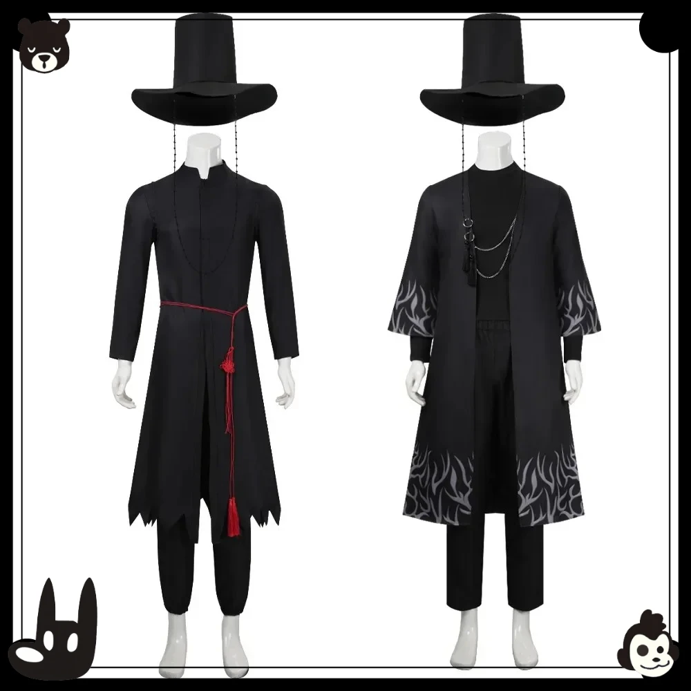 Adulte garçons Jinu Kpop chasseurs de démons Cosplay Saja garçons déguisement uniforme chapeau idole Roleplay tenues Halloween carnaval Costume