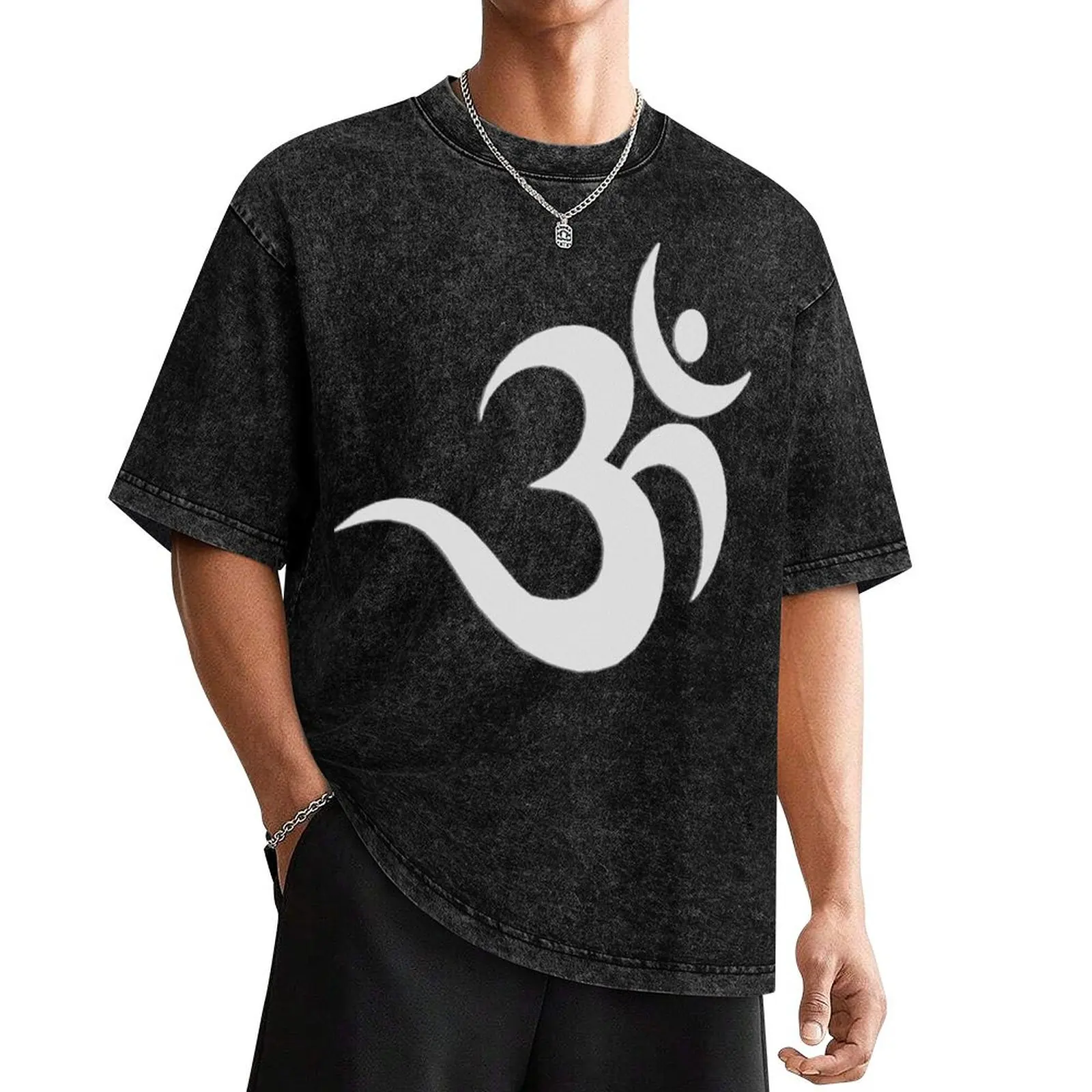 OM Mantra T-Shirt vintage clothes anime figures plus size clothes black t shirts for men