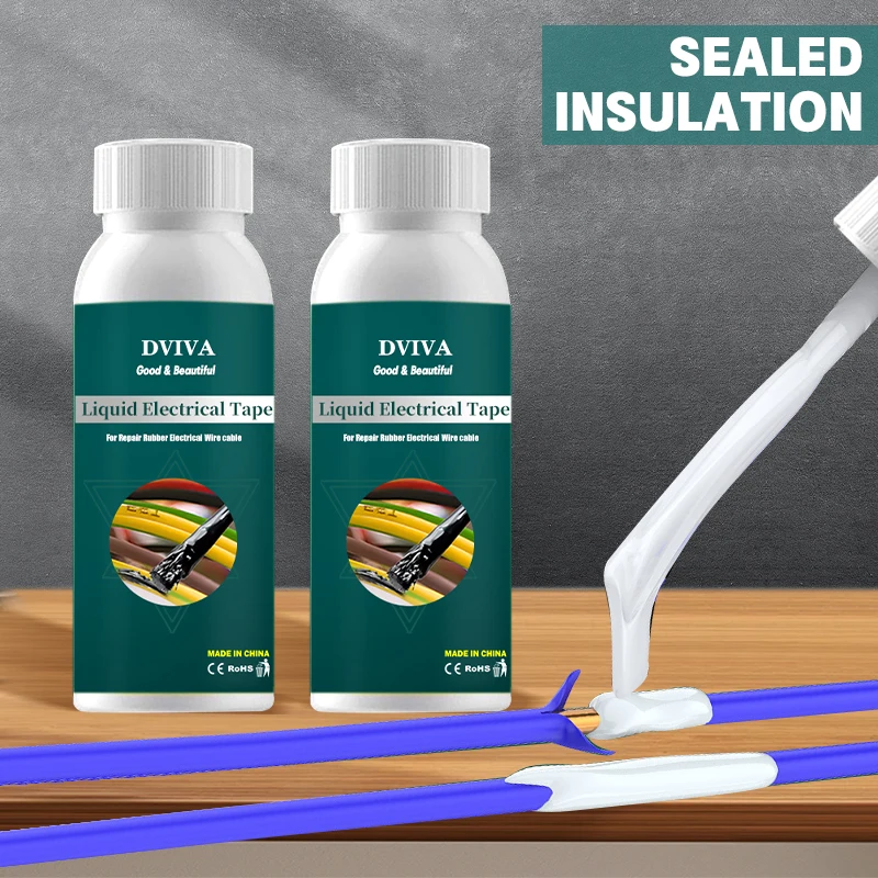 Waterproof liquid Electrical Tape Rubber Insulation Adhesive Quick Drying Electrical Wire Cable Repair Glue Home Fix Line Glue
