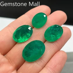4mm*6mm To 15mm*20mm Man Made Emerald Color Loose Gemstone for Jewelry Making Lab Created Crystal