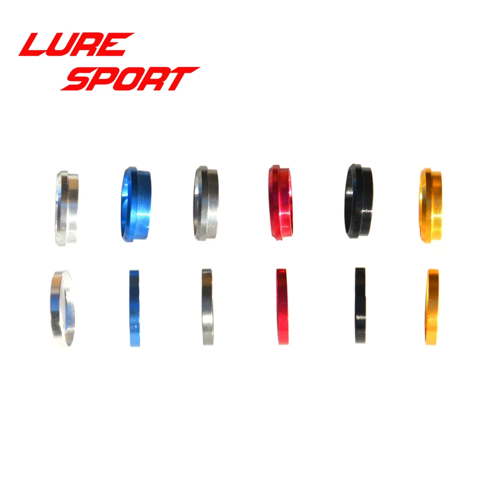 Anel de Alumínio Proton 10 peças KCBT KCBR para assento de carretilha FUJI, peça de porca KDPS/ASH, componente para construção e reparo de vara, acessório DIY