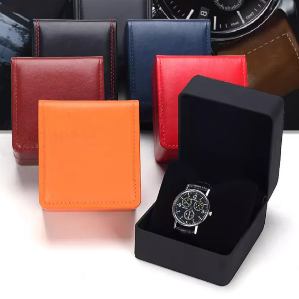 Watch Storage Box High-End Watch Jewelry Organizer Pu Leathe