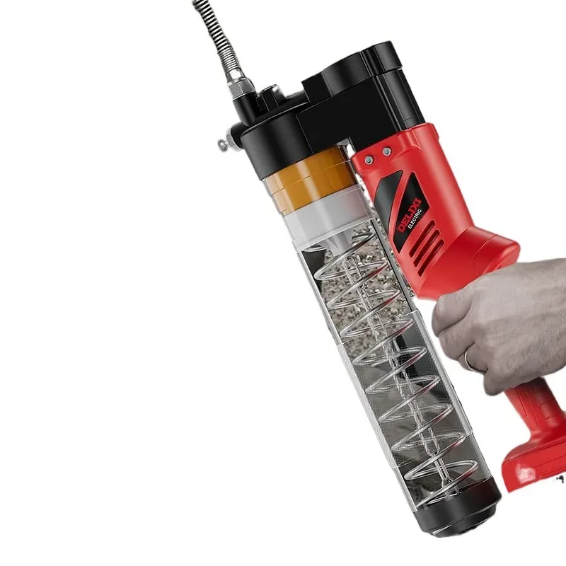 Pistola de manteiga elétrica 2025, bateria de lítio automática de alta pressão 24v, artefato de manteiga, escavadeira, capacidade 600cc