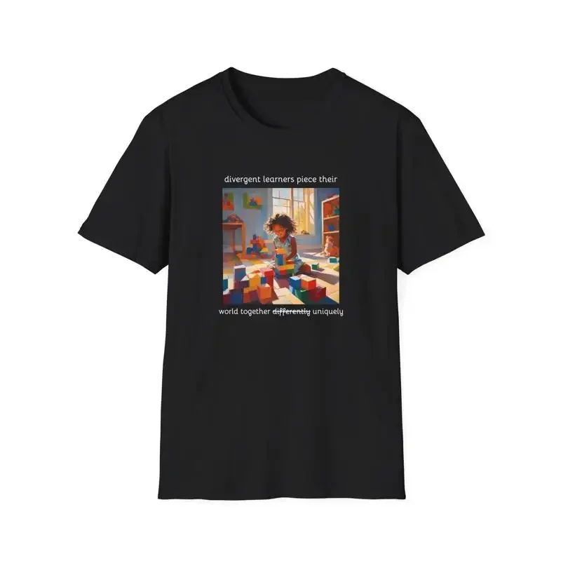 Autism Awareness Month Divergent Learner Neurodivergent T Shirt SupporT