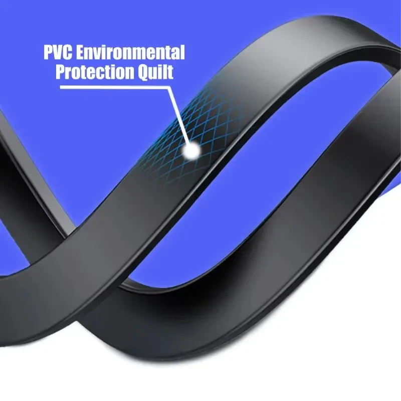 كابل مسطح Cat 6 Ethernet RJ45 بسرعة 10 جيجابت في الثانية بطول 100 قدم سلك تصحيح صلب أبيض خارجي وداخلي مع مشابك لجهاز التوجيه والمودم وPS4/5 وXbox #5