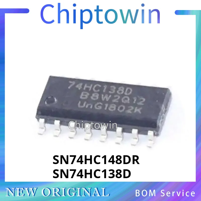 5/50/500 pcs SN74HC138D SN74HC148DR SOP-16 Decoder IC Original In Stock W7