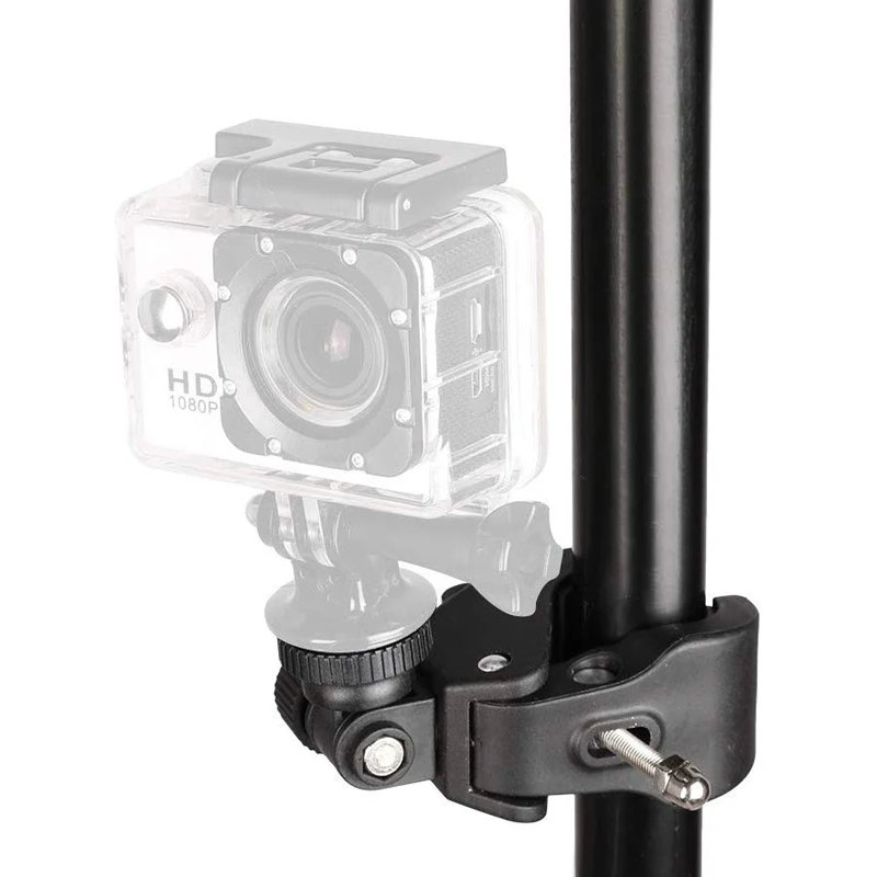 Bike Bicycle Motorcycle Handlebar Handle Clamp Bar Tripod Mount for GoPro Hero 11 10 9 8 7 6 5 Xiaomi Sjcam Eken Action Camera
