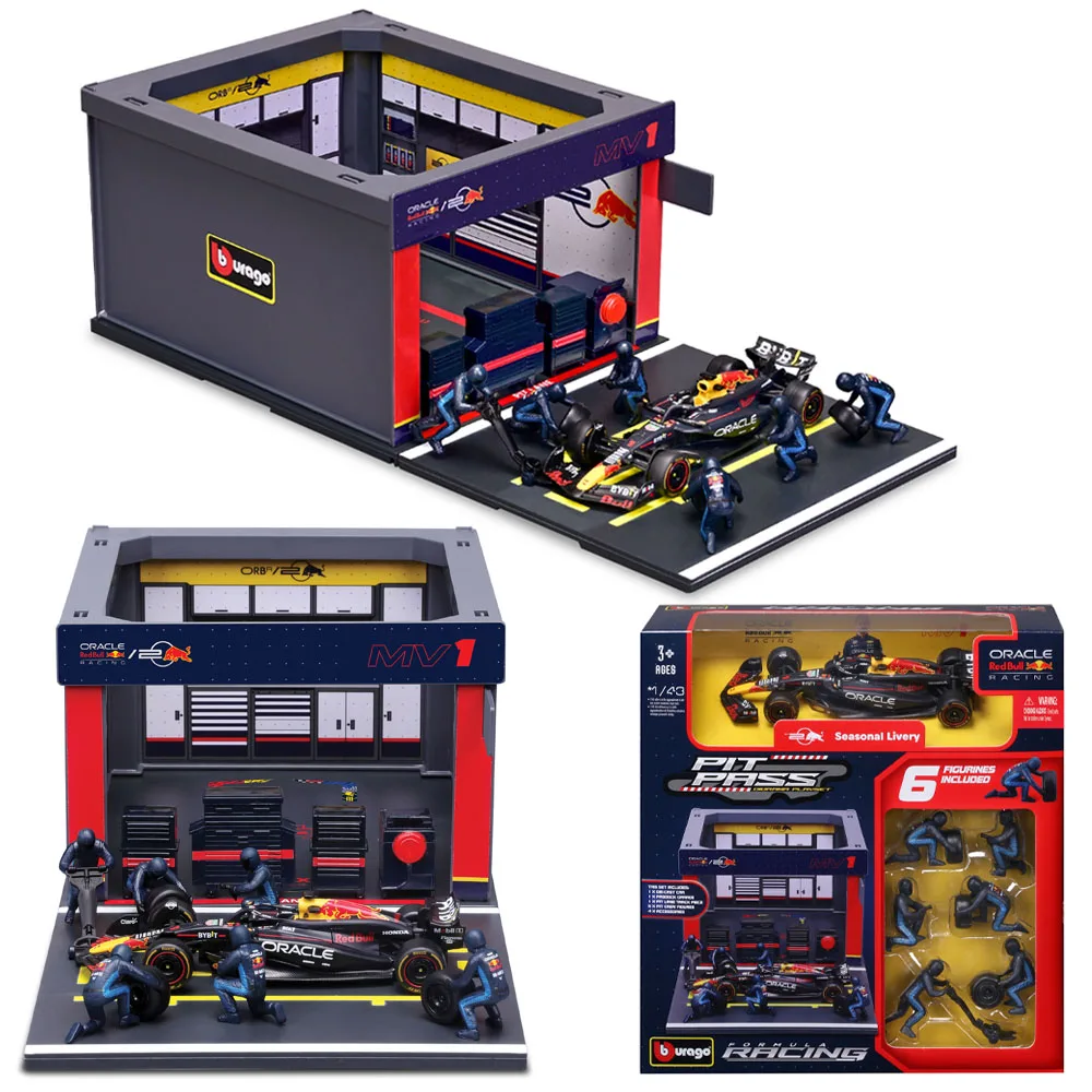 Bburago 1:43 2024 ريد بول ريسينغ F1 RB20 # 1 ماكس فيرستابين # 11 مجموعة نماذج سيارة بيريز داي كاستينج