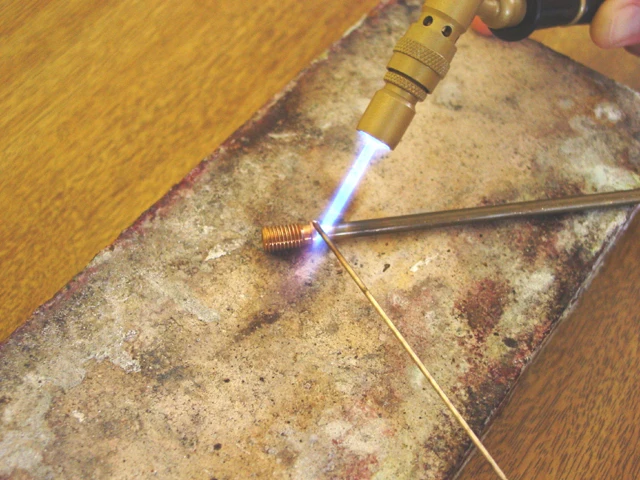 Jewelry Welding Annealing Torch Kit 2400 F LPG Burner Propane Torch with 3 Nozzles and Hose Connectors