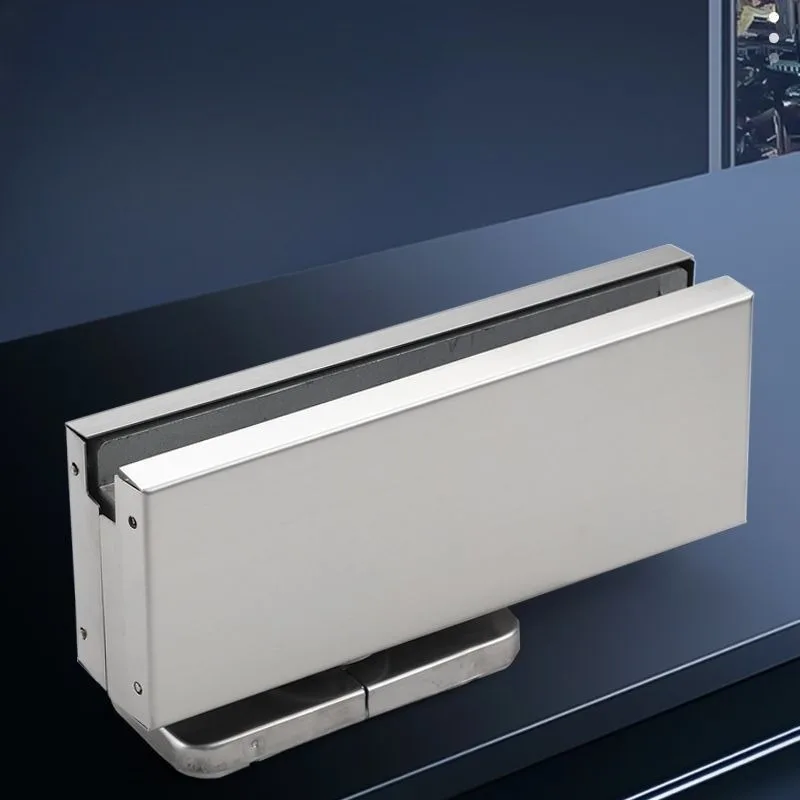 Non Excavation Groove Frameless Glass Door Hidden Type Floor Spring Hydraulic Door Clamp Earth Axis Upper And Lower Hinges