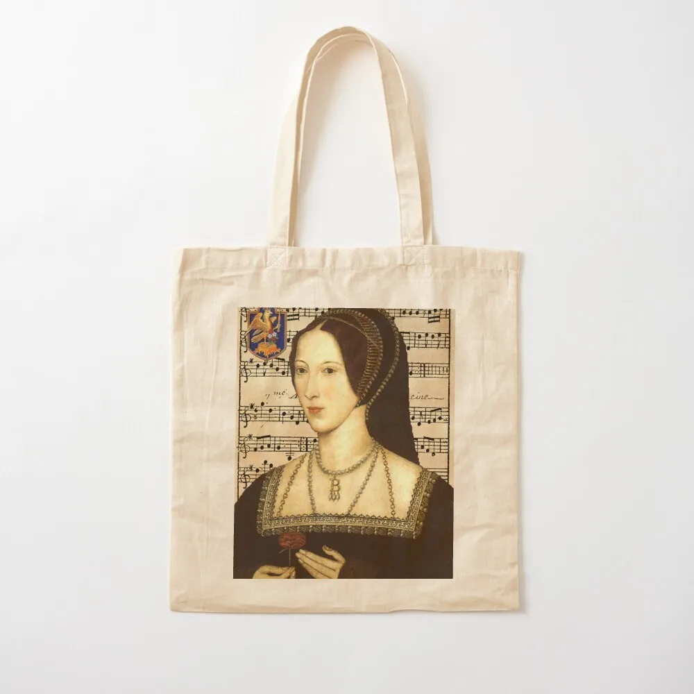 

Anne Boleyn, Queen of England Tote Bag canvas bags shopping trolley bag female bag Shopper handbag Canvas Tote