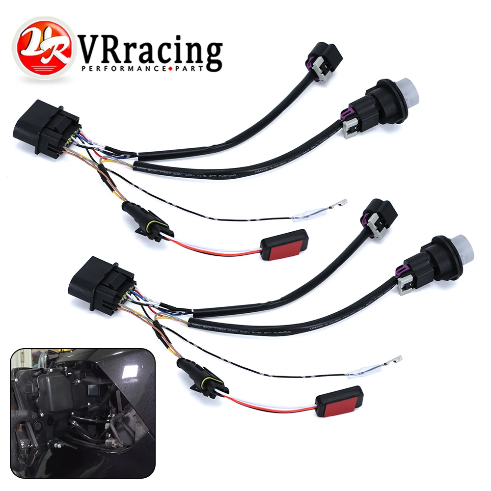 1 Pair Projector Headlight Conversion Wire For 13-18 Ram 1500 2500 3500 3.6L 5.7L 6.4L 6.7L V8 810003