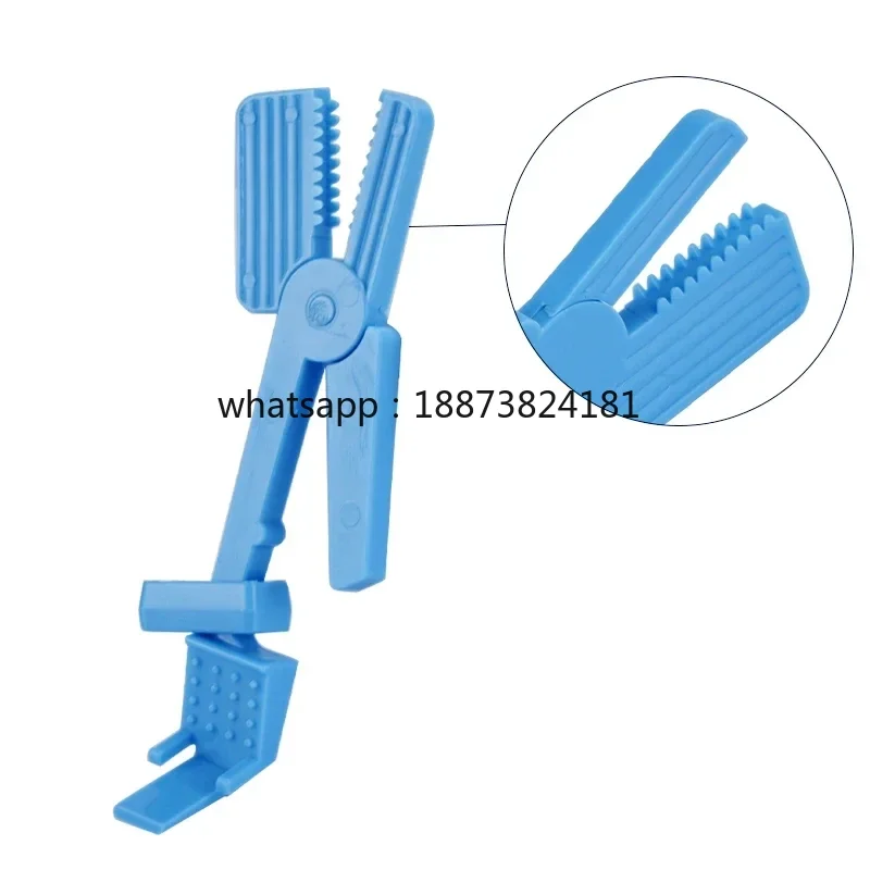 Universal Plastic Dental X-Ray Film Clamp Snap Radiograph Holder Xray Sensor Positioner Blue Clip Dentist Lab  fast shipping