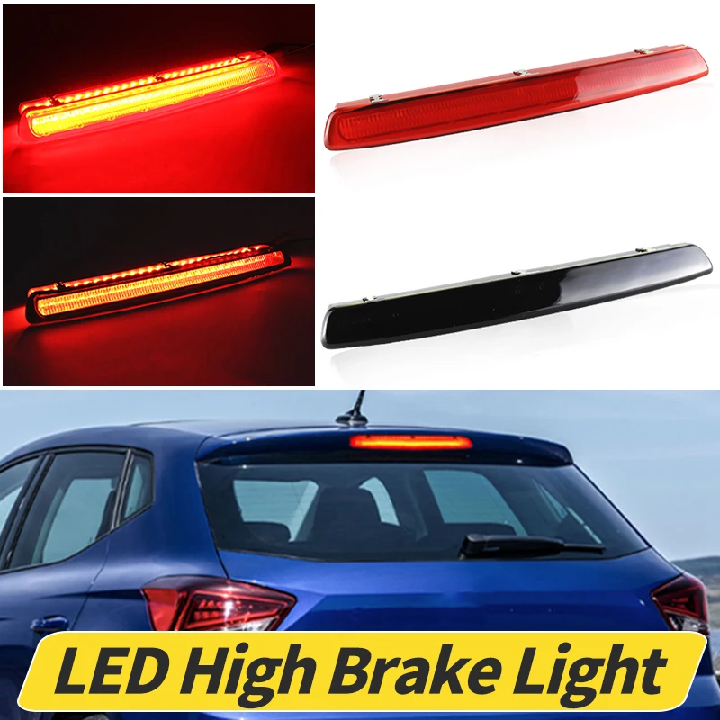 canbus-リアハイレベル第-3-3rd-led-ブレーキストップライトランプシートイビサ-2008-2017-レオン-2010-2012-6j0945097b-カーアクセサリー