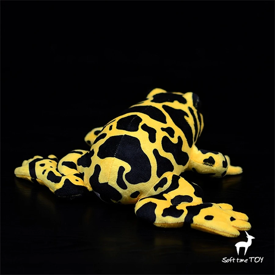 Poison Dart Frog Plush Toy High Fidelity Poison Arrow Frog Plushie Poison Frogs Peluche Lifelike Stuffed Animals Simulation Doll