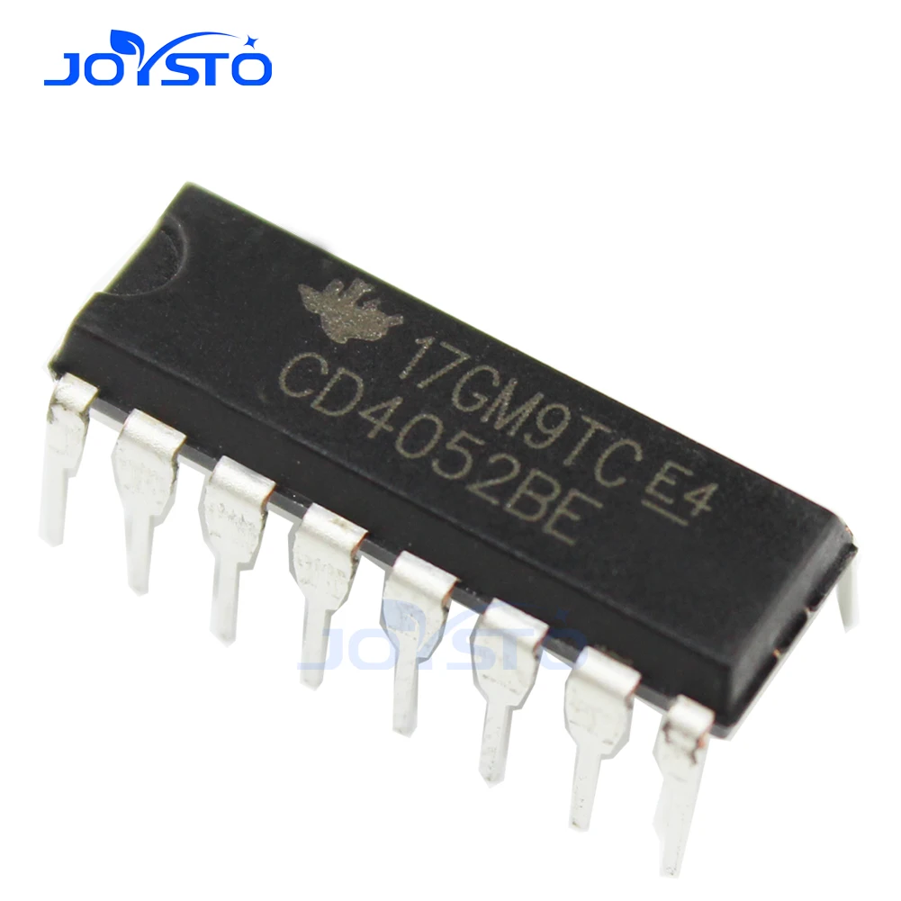 100pcs/lot CD4052BE CD4052 CMOS Analog Multiplexers IC DIP-16