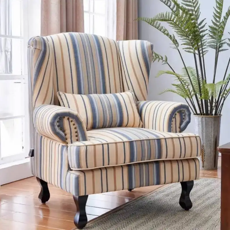 

Nonslip Wood Living Room Chairs Elastic Kawaii Single Luxury Comfy Chairs Nordic Lazy Ergonomic Fotele Do Salonu Furniture