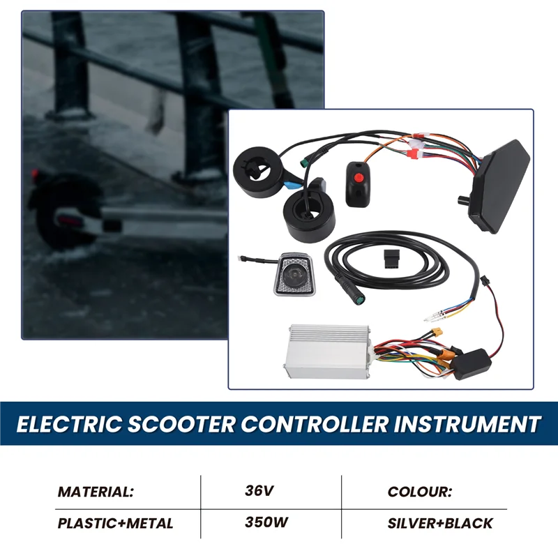 

ABHS-Upgraded 36V 350W Electric Scooter Brushless Controller+Light Full Kit For Kugoo Kirin S8 Pro Electric Scooter E-Bike