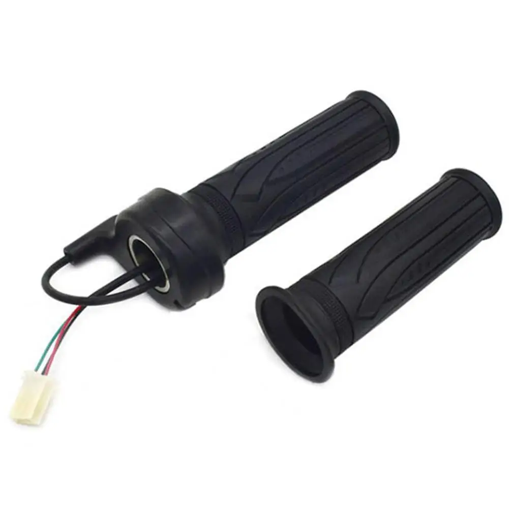 1 Pair 12-72v Accelerator Handle Electric Bike Twist Throttle Grip Electric Bicycle Replacement Parts