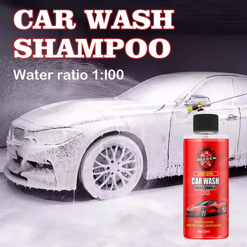 

120ML Car Washing Liquid Auto Cleaning Shampoo High Foam Soap Powder Windshield Wash Tools Multifunctional Cleaning Accessories