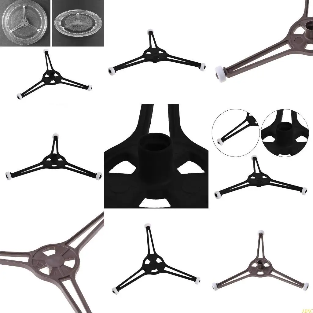 A0NC 전자레인지 턴테이블 링 롤러 지지대 유리 턴테이블 플레이트 홀더 스탠드