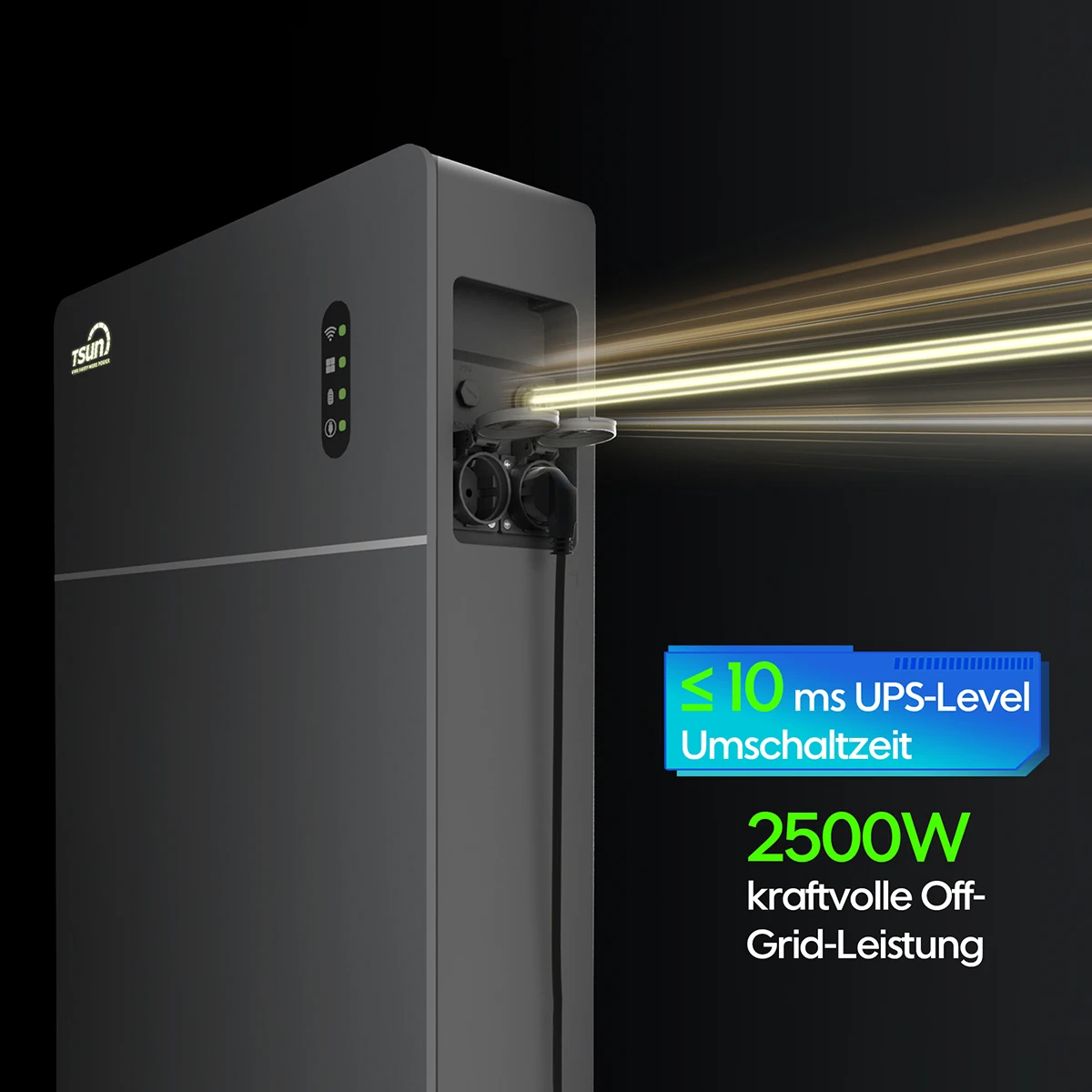 TSUN PowerTrunk 5 kWh PV-Speicher 2,5 kW AC-gekoppelt …