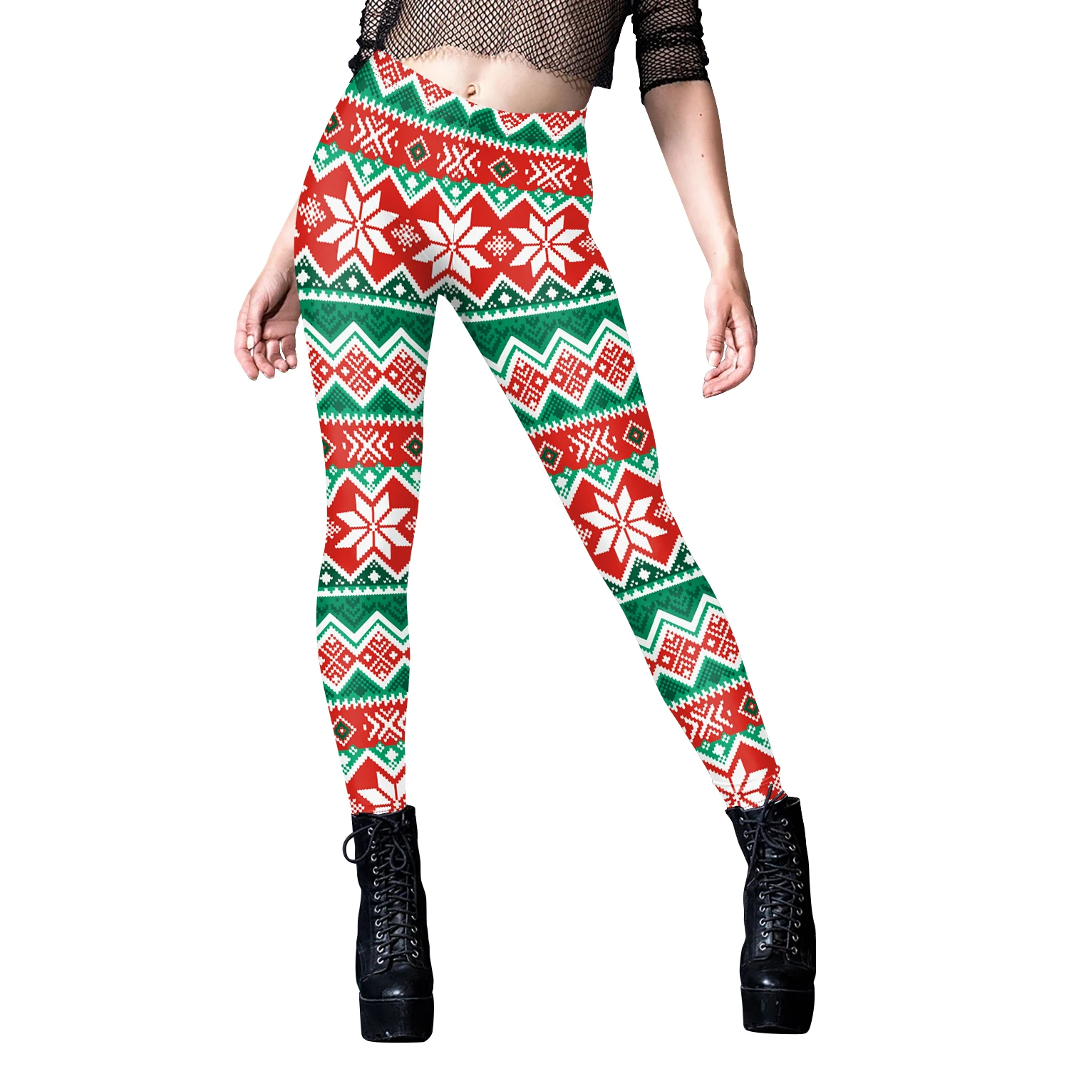 Color Cosplayer Christmas Leggings Women Fantasia Pants Vintage Leggings Party Cosplay Costume Adult Trousers Holiday Clothing