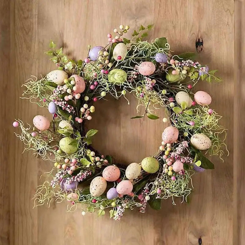 Easter Bunny Garlands Door Wall Oranments Happy Easter Party Wreath Decoration 2023 New Creative Festival Garland Decor