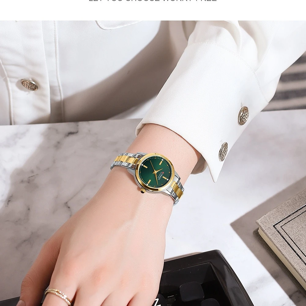 Curren 9094 Fashion Leisure Women's Watch Luxury Steel Belt Waterproof Watches for Women Relogio Feminino Relojes Para Damas