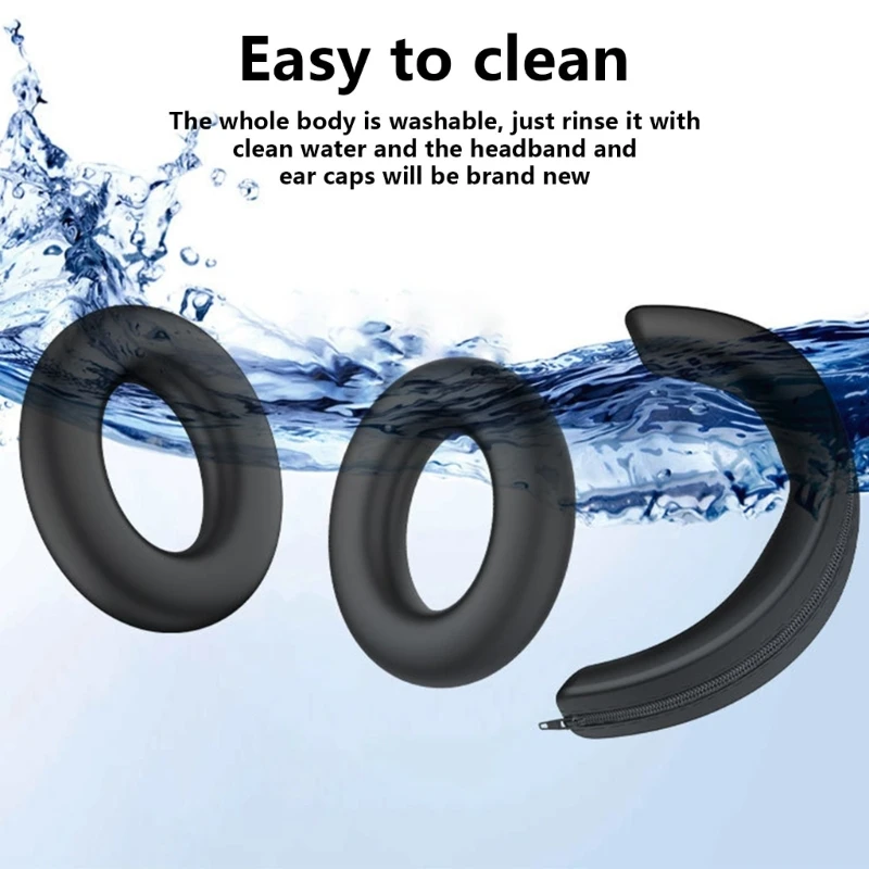 وسائد أذن أذن سيليكون لسماعات الرأس تأتي مع مجموعة عقال K1KF