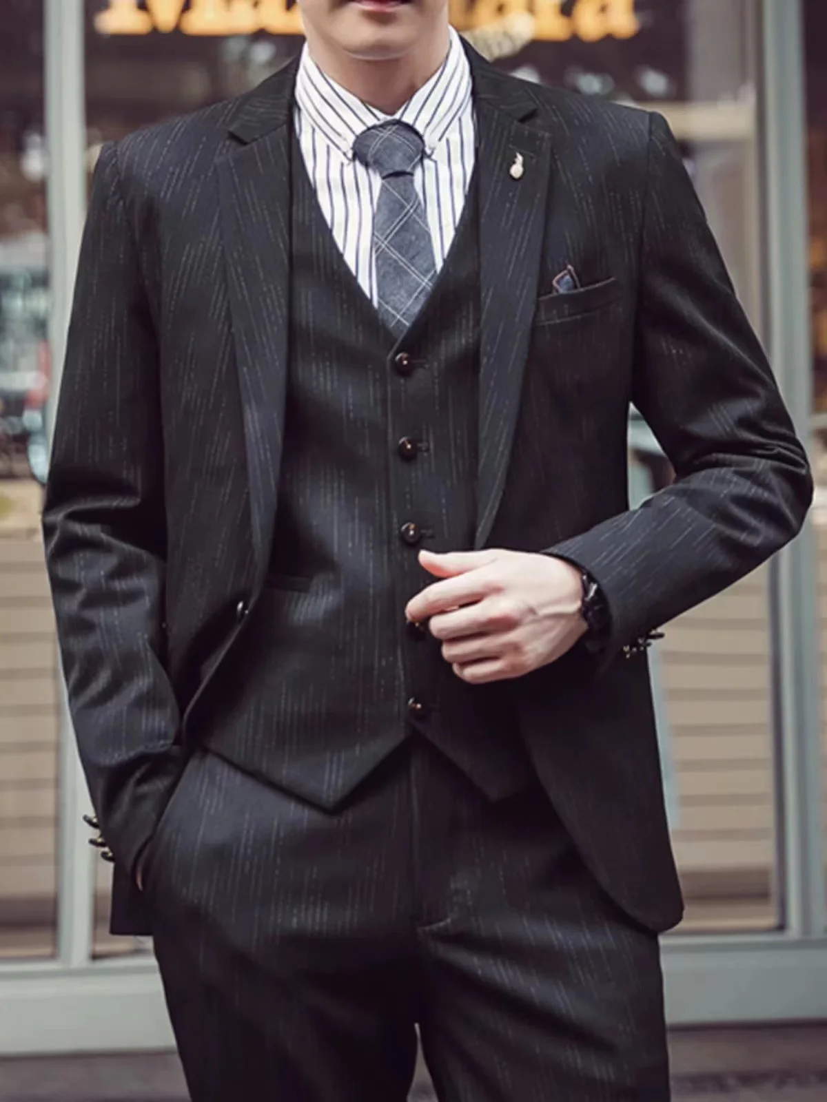 

Men's suit Korean style trendy all-match men's suit