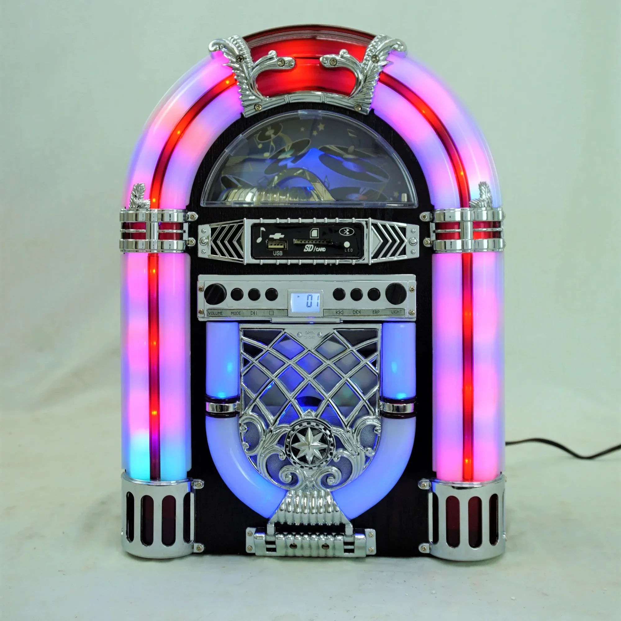 YYHC-Table-top Mini Jukebox CD player USB,SD,MP3