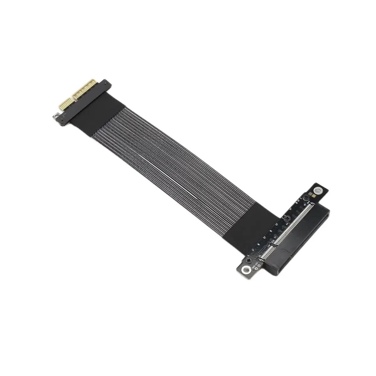 618 Mega Sale K28SF-BK PCIe 5.0 X4 to X8 Extension Cable PCI-E 4X High-Speed Flexible Riser 15cm for Server PC Case Expansion