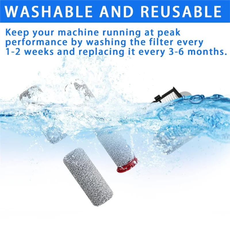 لملحقات المكنسة الكهربائية Roborock Dyad Pro / Dyad Pro Combo / WD2H1A / A10 Ultra للفرشاة الرئيسية والمرشحات ملحقاتها-CLIM