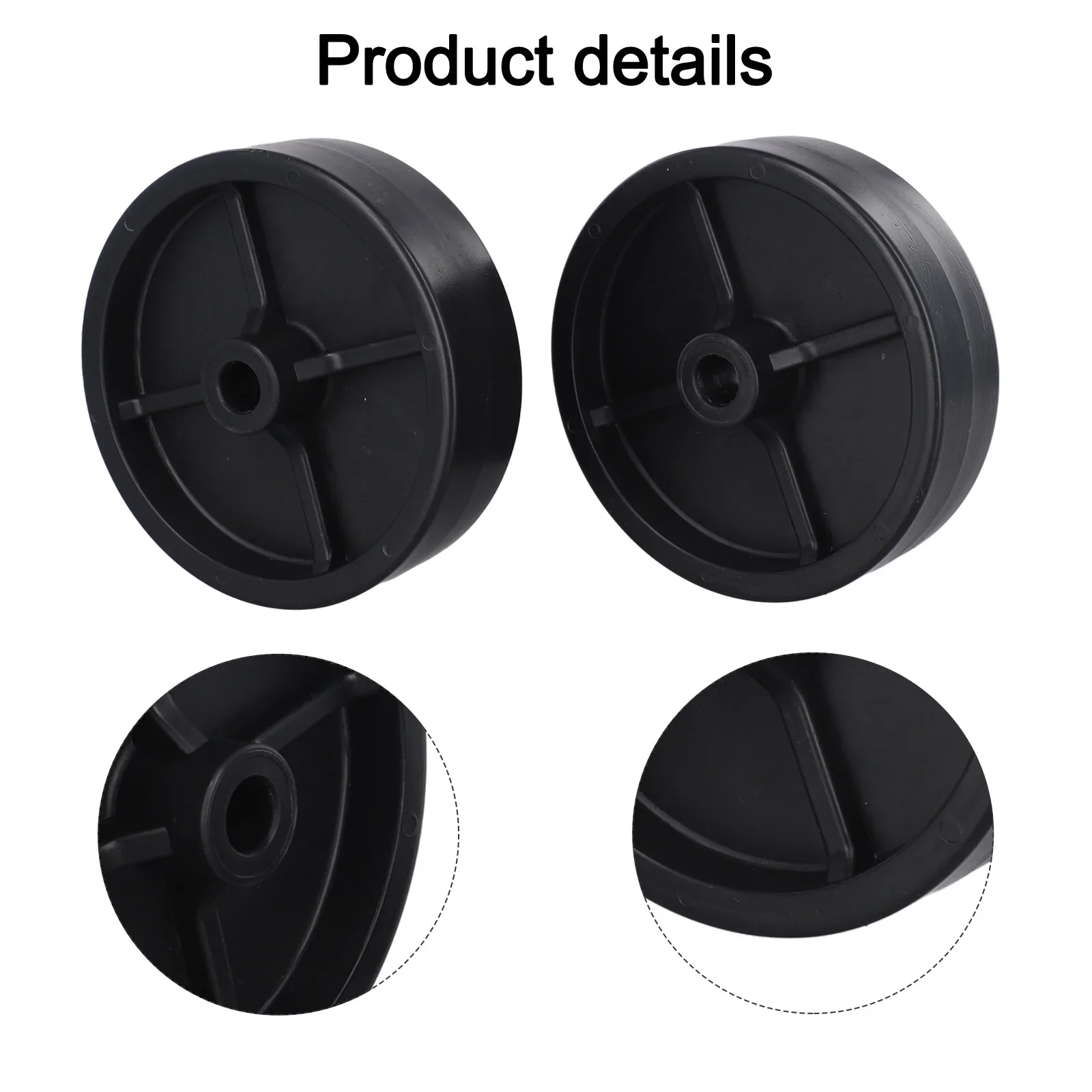 

Dependable Lawn Mower Deck Wheel Set Compatible with For TroyBilt & For Cadet Models Comes as a Convenient 2 Pack with Hardware