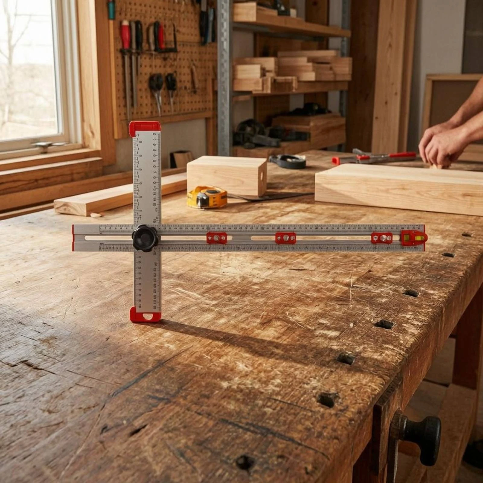 Drilling Positioning Ruler Alu - Knob Aluminum review and price