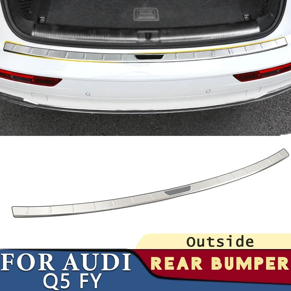 

Trunk Bumper for Audi Q5 FY 2017 2018 2019 2020 2021 2022 2023 Car Accessories Rear Fender Protector Sill Pad Cover Decoration