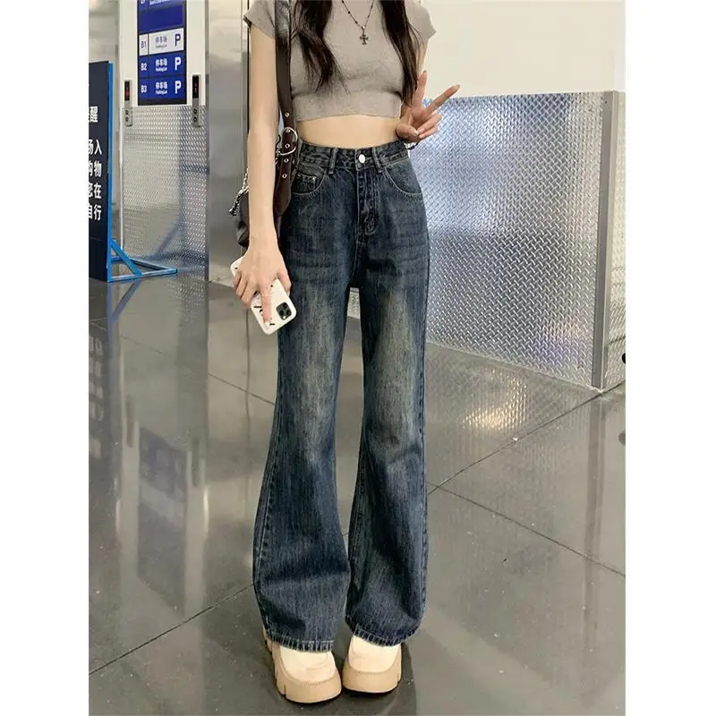 

Джинсовые джинсы женские в западном стиле пастушки в американском стиле ретро винтажные женские модные удобные кисточки с бахромой унисекс Harajuku современные